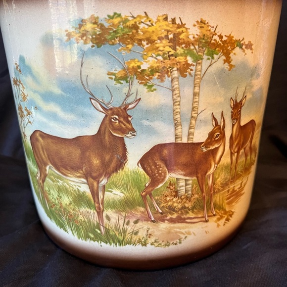 Vintage Deer Family Jug Cookie Jar - Picture 2 of 10